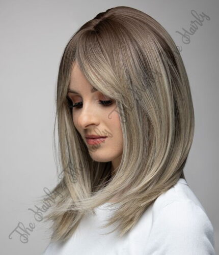 popiołowy blond peruka