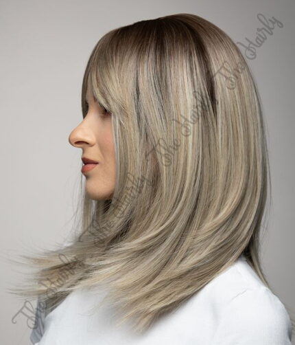 popiołowy blond peruka
