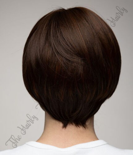 Peruka syntetyczna czekoladowy brąz nowa kolekcja - obrazek 4