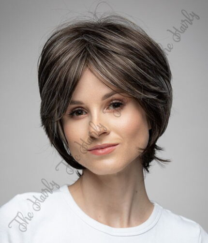 syntetyk zimny brąz z pasemkami