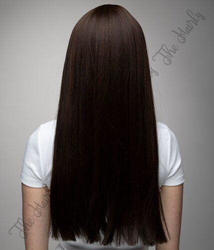 peruka syntetyczna ciemny brąz