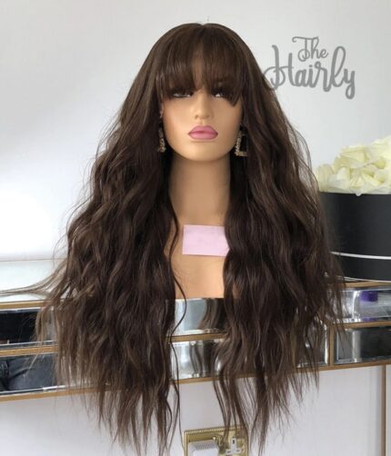 peruka naturalna front lace braz