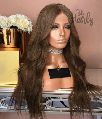 peruka naturalna front lace braz