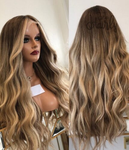 peruka naturalna front lace blond