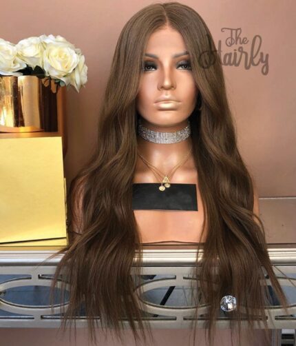 peruka naturalna front lace braz