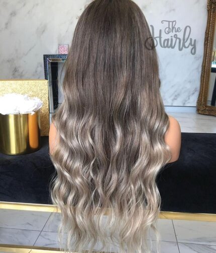 peruka naturalna front lace ombre