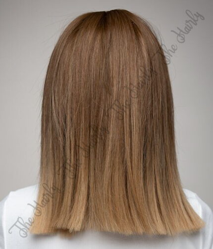 Peruka syntetyczna kleopatra jasny brąz ombre blond - obrazek 4