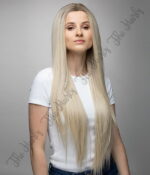 front lace blond długa prosta