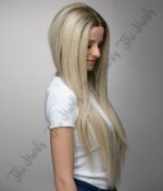 front lace blond długa prosta