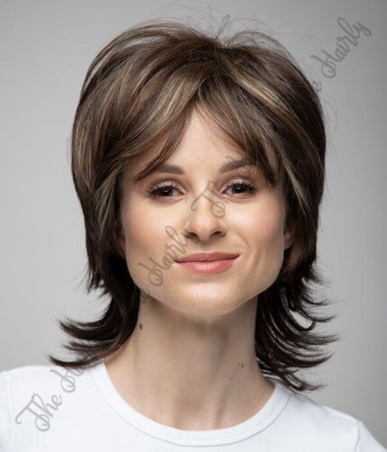 peruka mieszana blond balayage