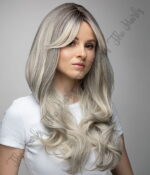 peruka z włosów syntetycznych blond balayage