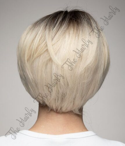 peruki syntetyczna krotki blond bob