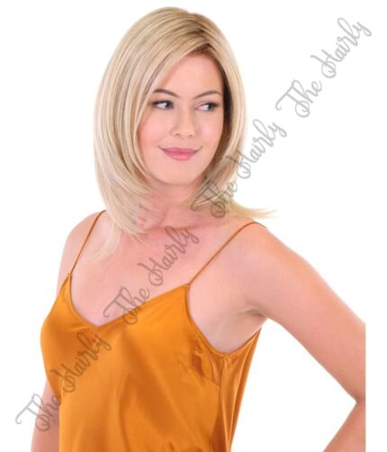 tupet syntetyczny blond z odrostem