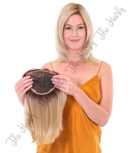 tupet syntetyczny blond z odrostem belletress