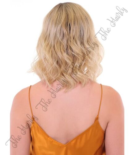 tupet syntetyczny blond z odrostem