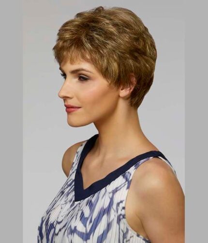 Peruka syntetyczna Monica | czepek petite (mały) lace front mono top - obrazek 3