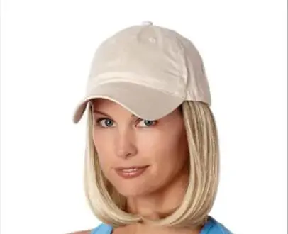 czapka z włosami henry margu blond