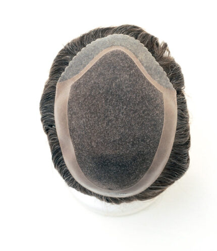 System/tupet naturalny męski 400 | 100% ręcznie szyty - obrazek 4