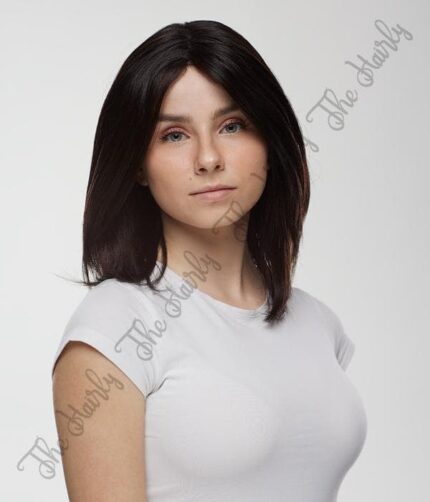 Peruka naturalna Diamond | czepek mono top lace front 100% ręcznie tkany - obrazek 7