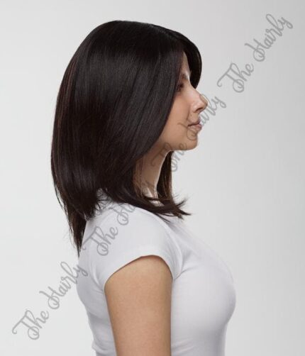 Peruka naturalna Diamond | czepek mono top lace front 100% ręcznie tkany - obrazek 6