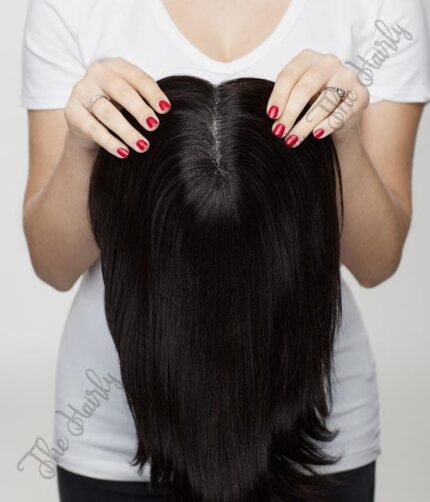 Peruka naturalna Diamond | czepek mono top lace front 100% ręcznie tkany - obrazek 16