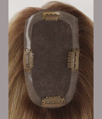 Tupet syntetyczny Secret mono top 100% ręcznie szyty 36cm - obrazek 3