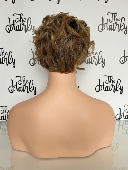 Peruka Kahlua syntetyczna front lace - Sugar cookie with hazelnut - obrazek 4