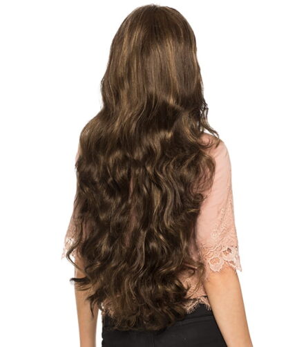 Peruka syntetyczna wavy cher | czepek tradycyjny - obrazek 4