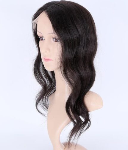 Tupet naturalny lace front mono kolor czarny - obrazek 5