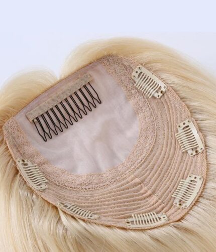 Tupet naturalny z mikroskórą kolor 613 - 31cm - obrazek 4