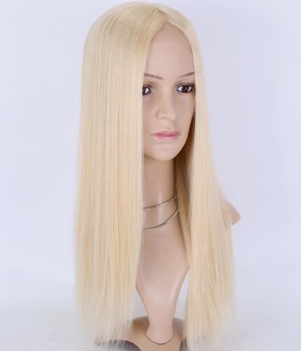 Tupet naturalny z mikroskórą kolor 613 - 51cm - obrazek 4