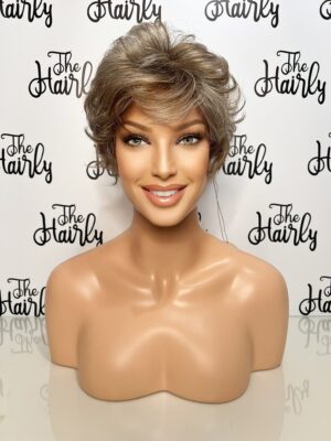 Peruka mieszana Vera 50% włosów naturalnych krótka cieniowana SS9002