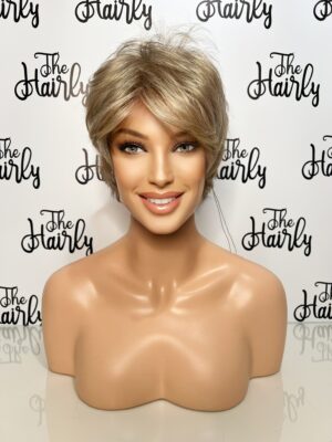 Peruka mieszana Vera 50% włosów naturalnych krótka cieniowana SS9004