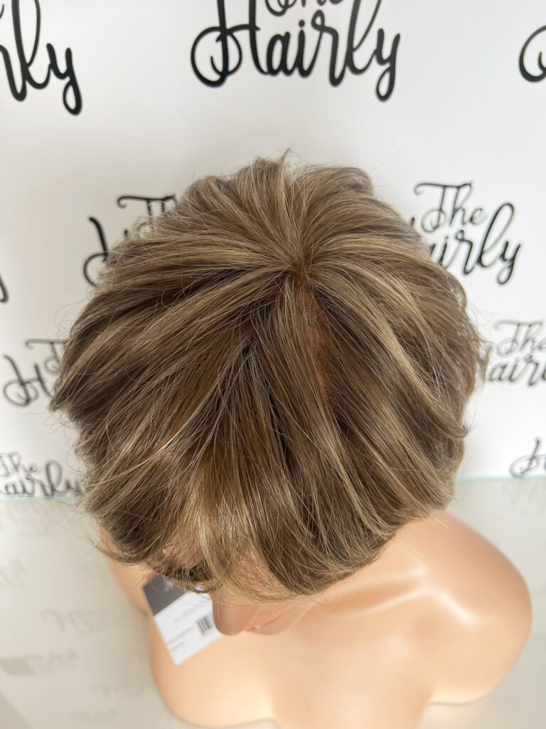 Peruka syntetyczna Michele | czepek lace front mono top 12H - obrazek 3