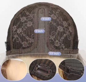 Peruka mieszana z lace front Celeste 60% włosów naturalnych - obrazek 3