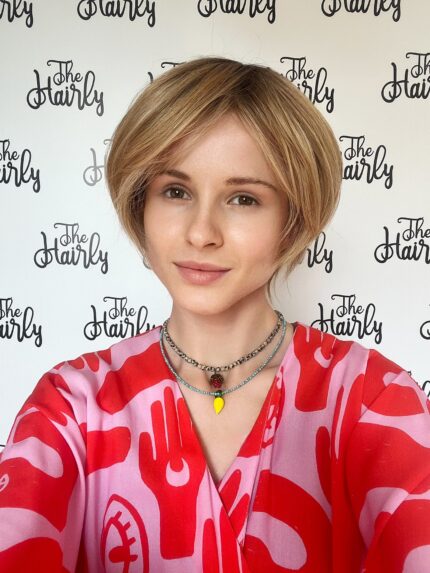 peruka naturalna 100% recznie szyta alsace