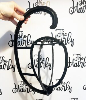 Plastikowy wieszak na perukę lub topper - obrazek 2