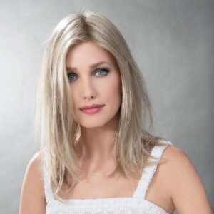 Peruka syntetyczna półdługa LEVEL (Mini Lace Front i Mono Crown) - obrazek 3