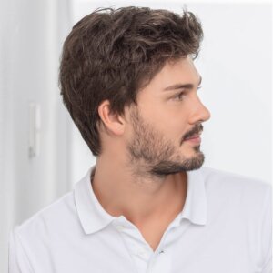 Peruka męska syntetyczna STEVEN Sport (Przewiewna baza męska z Ear-to-Ear Lace Front) - obrazek 3