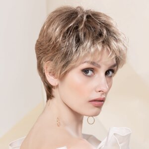 Peruka syntetyczna krótka PRESTO Mono (Z pełnym Mono Topem i siatką Extended Lace Front) - obrazek 3