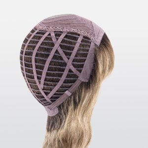 Peruka syntetyczna długa PRETTY (Z gęstą grzywką i ręcznie tkanym czubkiem Mono, bez Lace Front) - obrazek 6