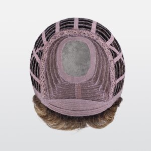 Peruka syntetyczna długa PRETTY (Z gęstą grzywką i ręcznie tkanym czubkiem Mono, bez Lace Front) - obrazek 7