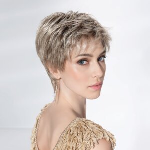 Peruka syntetyczna krótka SPA Soft (100% Ręcznie Tkana, Pełny Mono Top, Extended Lace Front)