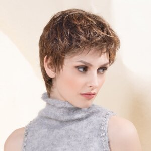 Peruka syntetyczna krótka ZOE Mono (Włos termoodporny High Heat, Pełny Mono Top, Extended Lace Front) - obrazek 4