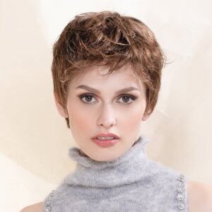 Peruka syntetyczna krótka ZOE Mono (Włos termoodporny High Heat, Pełny Mono Top, Extended Lace Front) - obrazek 5