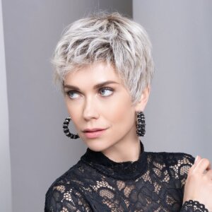 Peruka syntetyczna krótka ZOE (Włos termoodporny High Heat, Extended Lace Front) - obrazek 5