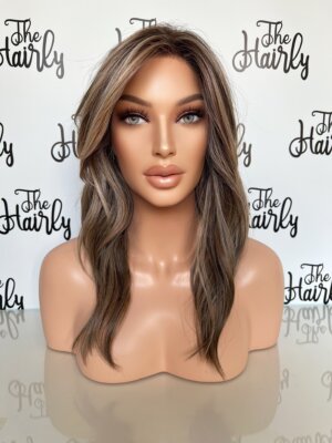 Peruka Milano syntetyczna front lace Macadamia Latte R