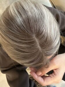 Tupet naturalny z mikroskórą kolor blond 60 z odrostem 7 photo review