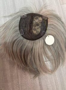 Topper / Tupet damski naturalny clip in 23cm z grzywką photo review