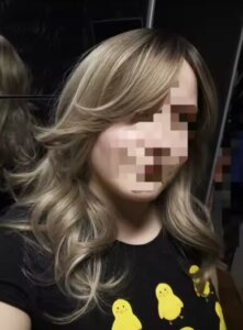 Peruka Arpels 100% ręcznie szyta syntetyczna front lace photo review